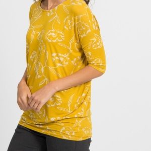 Mustard dolman tunic